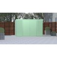 thumbnail image 1 of Arrow Select Steel Storage Shed, 10x4, Sage Green, 1 of 8