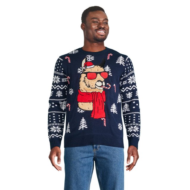 George Men's Holiday Novelty Sweater