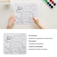 thumbnail image 4 of Predrawn Paint, Cute Cartoon DIY Predrawn Canvas with Recessed Bracket Outline Canvas Painting Boards Perfect Gifts for Kids, 4 of 7