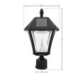 thumbnail image 3 of Gama Sonic Baytown 3585387 Solar-Powered LED Lantern - Black, 3 of 8