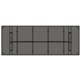thumbnail image 5 of vidaXL Table de Jardin avec Plateau en Verre Brun 240x90x75 cm Rotin Poly, 5 of 5