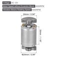 thumbnail image 2 of Unique Bargains Vibration Motor DC 12V 5000RPM Double Shaft Strong Vibrating DC Motor 2pcs, 2 of 5