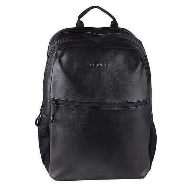 POLICE Small 20 L Leather Laptop Backpack SIENNA (Black)
