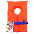 thumbnail image 4 of Aqua Float Adult Type II Life Jacket PFD Universal Fit Adjustable Water Safety Vest Orange, 4 of 4