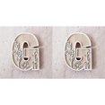 thumbnail image 1 of 5 Inch Wooden Letters for Wall Decoration – for 's Room Craft Projects Name Signs Weddings and Home ,2 Pack, 1 of 6