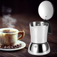thumbnail image 3 of Stovetop Espresso Maker, 4 Espresso Cup Moka Pot , Italian Coffee Maker, Manual Cuban Coffee Percolator Machine Italian Espresso Greca Coffee Maker for Cappuccino or Latte, 3 of 9