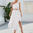 thumbnail image 3 of Birdeem Womens Fashion Bow Split Large Swing Suit Dress, 3 of 8