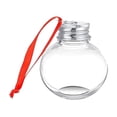 thumbnail image 1 of ZZkhGO Plastic Ball Bottle 50ml, Thickened Christmas Decorative Container, Refillable Ornament for Milk Tea and Cold Drinks, 1 of 1