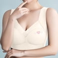 thumbnail image 3 of fheaev Seamless Mesh Lace Bras for Women No Underwire Wireless Bras with Support And Lift Full Coverage Deep V Bralettes Everyday Bra, 3 of 8