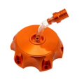 thumbnail image 1 of S SERENABLE Couvercle de Réservoir de Carburant CNC pour Vélo Tout-Terrain 70cc 110cc Orange, 1 of 6