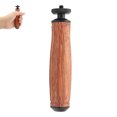 thumbnail image 4 of Camera Wooden Handle Grip, Ergonomic Anti Skid Portable Camera Handle Grip Mount  for LED Video Lamp, 4 of 7