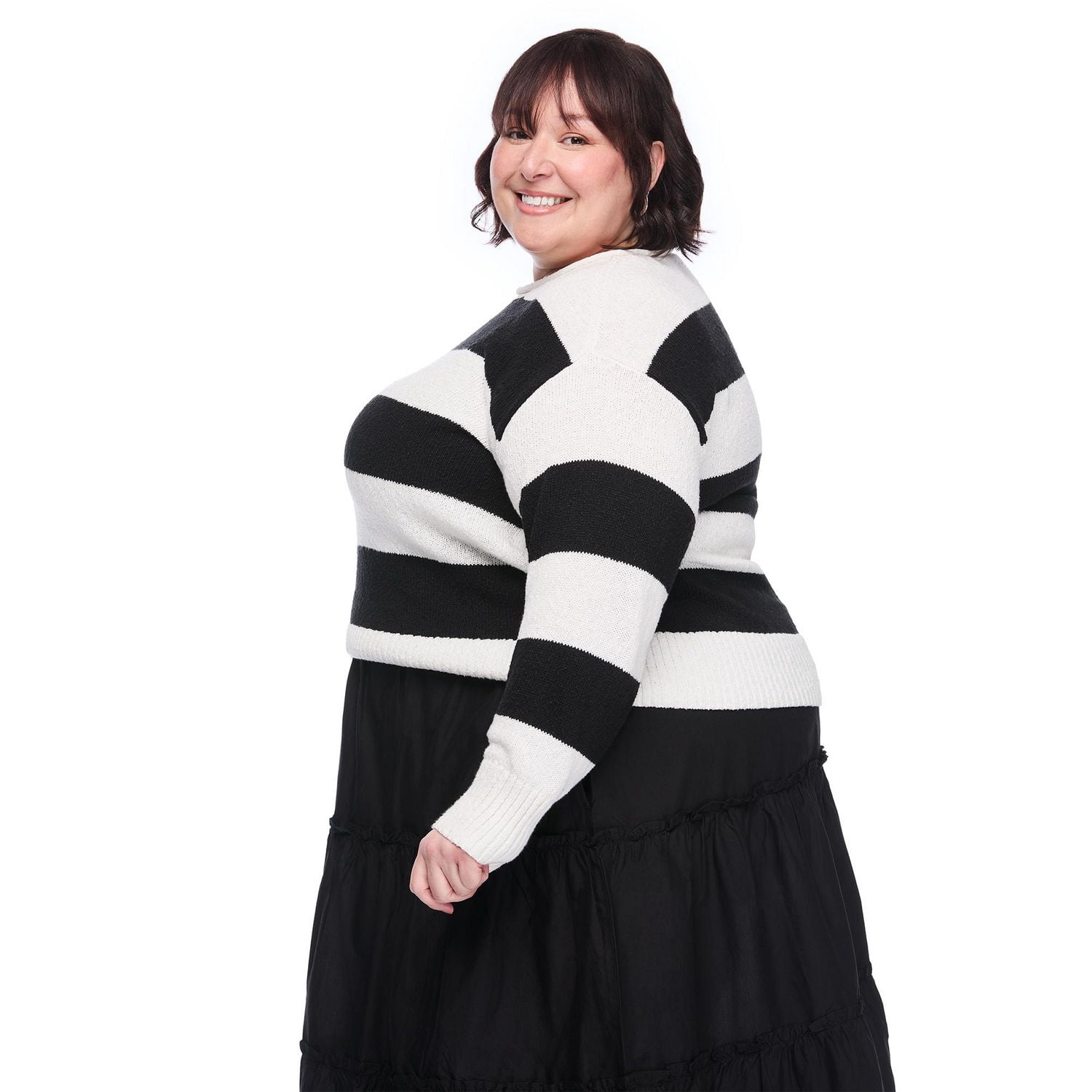 Lane Bryant Women's Plus Round-Neck Sweater