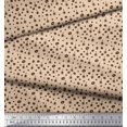 thumbnail image 2 of Soimoi Rayon Fabric Coffee Beans & Coffee Beverages Print Sewing Fabric Yard 56 Inch Wide, 2 of 3