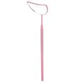 thumbnail image 2 of Eyelash Extension Mirror, Eyelash Makeup Mirror Grinding Process Stainless Steel Moon Shaped  For Home Use Pink, 2 of 8