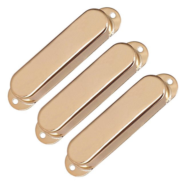 3x Guitar Pickup Cover Noise Reduction for Electric Guitar Accessories Gold