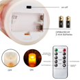thumbnail image 4 of 3pcs Led Candle Night Light Maple Leaf Candle Light Battery Powered Flickering Candle Lamp With Remote Control For Party Wedding Decoration, 4 of 7
