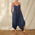 thumbnail image 1 of LSLJS Combinaison Pantalon Décontractée d'Été Imprimée Sans Manches et Dos Nu pour Femmes, One Piece Combinaisons Cadeaux pour Femmes, 1 of 8