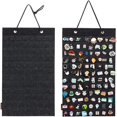 thumbnail image 1 of Hanging Brooch Pin Organizer  Display Pins Storage Case  Brooch Collection Storage Holder  Holds Up to 96 Pins.(Not Incl, 1 of 7