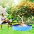 thumbnail image 2 of Yaheetech Piscine pour Animaux Pliable TTG, Baignoire Portable en PVC pour Chiens et Chats, Bleu, 2 of 7