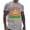 Grey, variant on LUOGENLI Male T-shirts for Mens Male Mexico Festival Themed T Shirt Solid Color Partial Graphic Print Top Shirt T-shirts for Men Graphic Tee Easter Yellow M