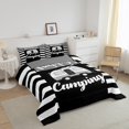 thumbnail image 3 of Erosebridal RV Car Stripes Bedding Sets Full with Comforter,Camping Adventure Duvet Insert,Cartoon Car Decor,Reversible,3pcs, 3 of 7