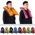 thumbnail image 4 of Life Manual Inflatable Life Jacket Adult Life Vest Water Sports Swimming Fishing Survival Jacket, 4 of 7