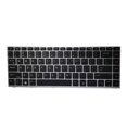 thumbnail image 2 of Silver Frame Laptop Mute Keyboard Sensitive Replace Parts Toetsenbord Slide Dust-proof Keypad Plug Plug and Play Replacement for HP Elitebook 840 G5 US, 2 of 8