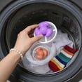 thumbnail image 4 of FEISHENTT Lint Catcher for Laundry,Pet Hair Remover for Laundry,Washing Machine Floating Lint Mesh Bag,Reusable Household Hair Filter Washer Lint Trap Net Pouch, 4 of 6