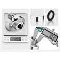thumbnail image 3 of 40Degree Adjustable Faucet Angled Curved Foot Eccentric Screw Corner Tap Adapter, 3 of 5