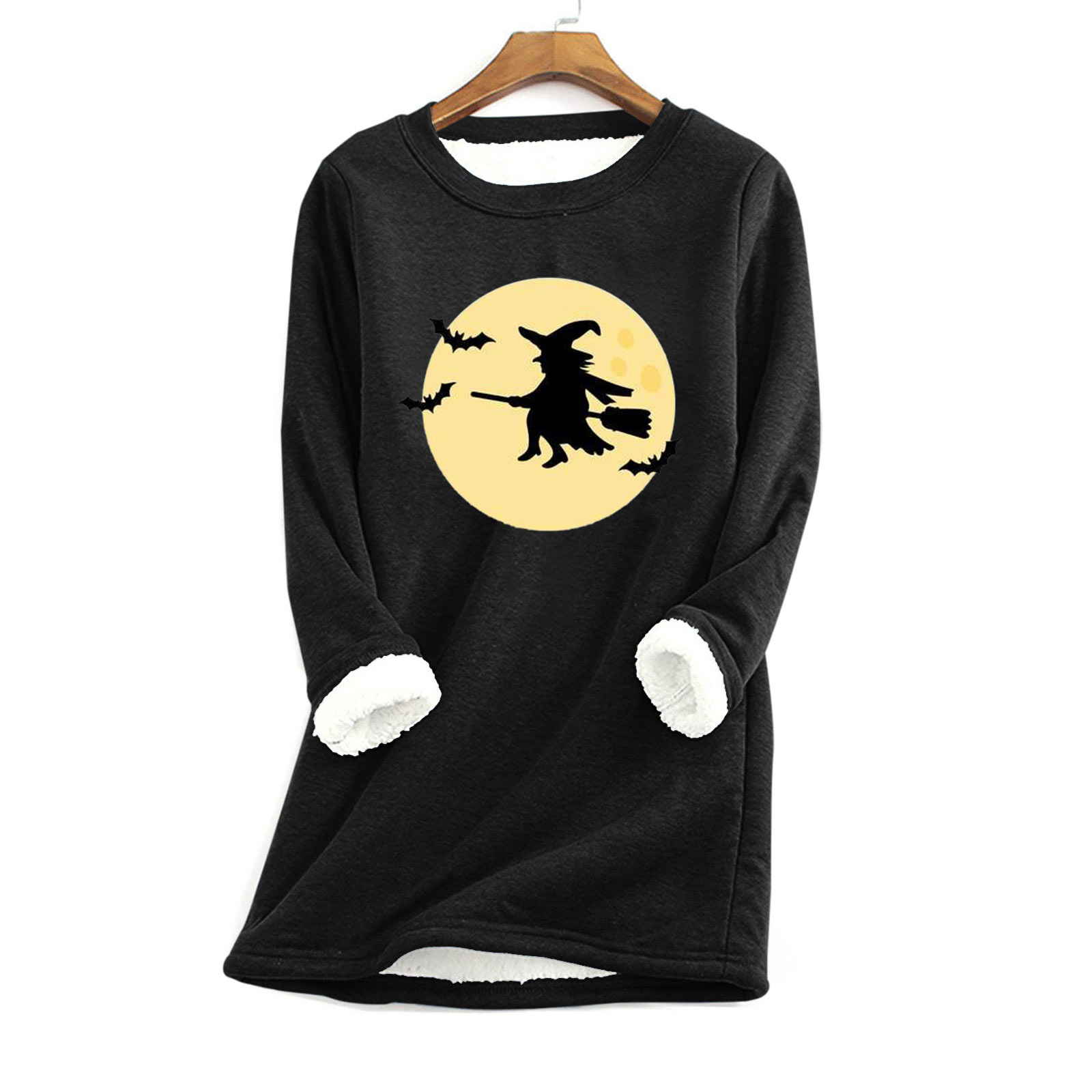 T-shirts Surdimensionnés Chemises pour Femmes Mode Décontractée Manches Longues Col Rond Blouses et Chemises Hauts pour Dames en Liquidation