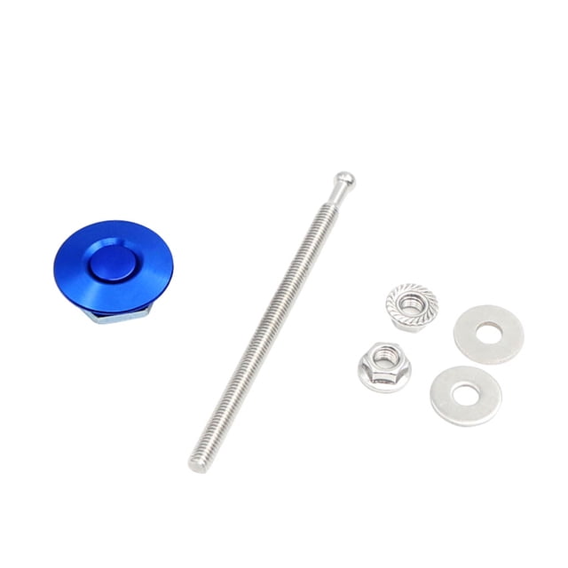 Transemion Car Modification Lightweight And Stylish Hood Lock Multiple Options Available blue DP17-32 1Set