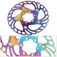 thumbnail image 3 of Herwey Bike Disc Brake Rotors 6 Nails Cycling Accessory for Mountain Bicycle Plating Color, 3 of 8