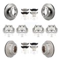 thumbnail image 1 of Transit Auto Front Rear Disc Brake Caliper Rotors and Semi-Metallic Pads Kit (10Pc) for Car 2005-2009 Ford F-450 Super Duty with 8 Lug Wheels KC8-101107P, 1 of 11