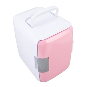 Petit réfrigérateur refroidisseur, Mini Réfrigérateur pour les aliments cosmétiques de soin 4 Liter 6 Capacité Can Réfrigérateurs Compacts Réfrigérants, Congélateurs Machines à glaçons