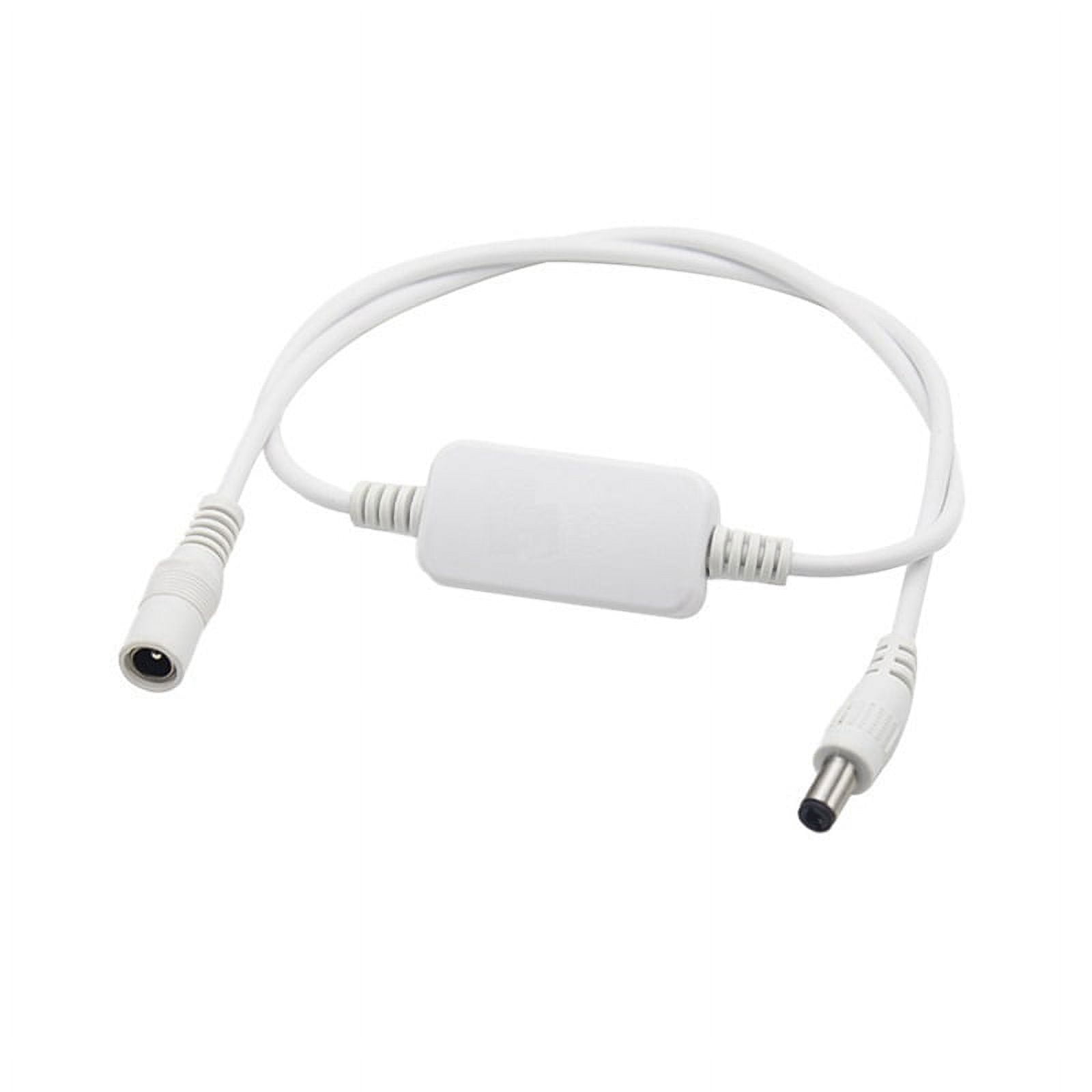 24 Hour Auto Reboot Router Routing Timer Reset Tool DC Power Timing Fiber Modem Router DC Power Manager White,1 x Router restart line,White
