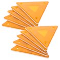 thumbnail image 3 of KAKOWELY car emergency triangles 10pcs Car Emergency Triangle Reflective Roadside Triangle Reflectors Warning Triangles Reflectors Rear Bumper Reflector Road Punching Safety Triangles, 3 of 4