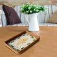 thumbnail image 5 of Rattan Woven Seashell Decorative Storage Tray for Living Room, Picnic, Coffee Table, and Dining Room, 5 of 5
