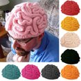 thumbnail image 1 of Spoof Horror Brain Knitted Hat Funny Warm Cap Party Headwear Photography Props, 1 of 8