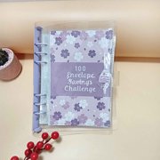 EGNMCR 100 Envelope Challenge Binder a laptop