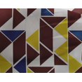 thumbnail image 4 of oneOone Georgette Viscose Fabric Parallelogram & Triangle Geometric Print Sewing Fabric BTY 42 Inch Wide, 4 of 4