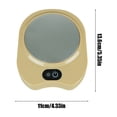 thumbnail image 2 of Ohufall 55 Degrees Automatic Intelligent Cup Warmer for Coffee, Constant Temperature Heating Cup Mat with Hot Milk Insulation Function, Suitable as Cup Warmer for Desk and Kitchen Appliances, 2 of 5