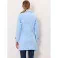 thumbnail image 4 of INSPIRE CHIC Manteaux Caban Trench d'Hiver pour Femmes à Col Peter Pan, 4 of 6