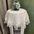 thumbnail image 1 of CHOK Lace Jacquard Tablecloth Macrame Round Doily Table Topper Decoration Cover for Home Dresser Scarf and Table Centerpiece, 1 of 2