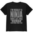 thumbnail image 1 of Halloween Human Ninja Costume Youth T Shirt, 1 of 1