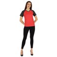 thumbnail image 2 of Inkmeso T-Shirt à Manches Courtes Uni pour Femmes Sportif Décontracté Basique, 2 of 7