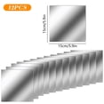 thumbnail image 3 of 12-Pack 6x6 Inch Acrylic Self-Adhesive Mirror Tiles, Flexible Shatterproof Plastic Reflective Wall Stickers for Home DIY Decor, 3 of 7