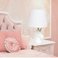 thumbnail image 3 of Lampe de table licorne étincelante or et blanc Simple Designs, 3 of 9
