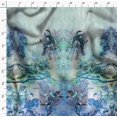 thumbnail image 4 of Soimoi Moss Georgette Fabric Sparrow Panel Fabric Prints by Yard 42 Inch Wide, 4 of 6