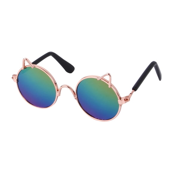 Cute Cool Pet Sunglasses Dog Cat Sunglasses Accessories Fashionable Party Cute Pet Accessories Props Gift, 8.2x7x3.5 cm, Multicolored