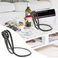 thumbnail image 4 of EGNMCR Room Decor Artificial Pearl Necklace Floating Wine Rack, Suspended Red Wine Rack, Home Desktop Decoration, Style Decoration,Wine Bottle Stand For Bar And Home Necklace Floating Wine Rack, 4 of 4